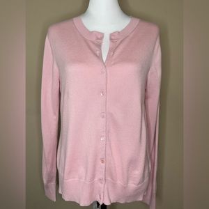 The Limited Pink Cardigan Size Medium Long Sleeve